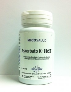 Hifas da Terra Askorbato K-HdT 70 comprimidos