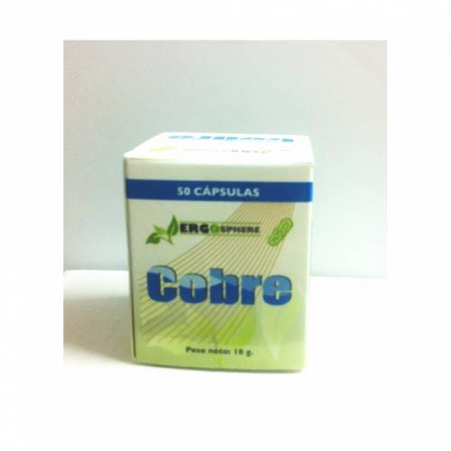 Ergosphere Cobre 50 cápsulas