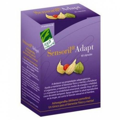 100% Natural Sensoril Adapt 60 cápsulas
