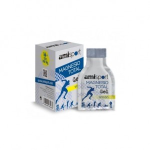 Amlsport Magnesio Total Gel limón 12 sobres.