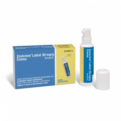 Gsk Zovicrem Labial Bomba Dosificadora