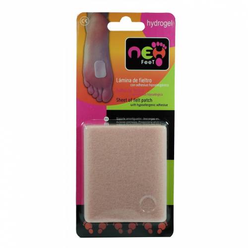 Neh Feet Lamina de Fieltro con Adhesivo Hipoalergénico