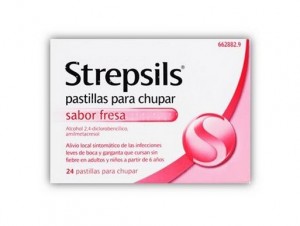 Strepsils sabor fresa