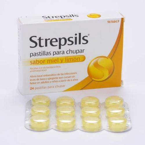 Strepsils sabor miel y limon