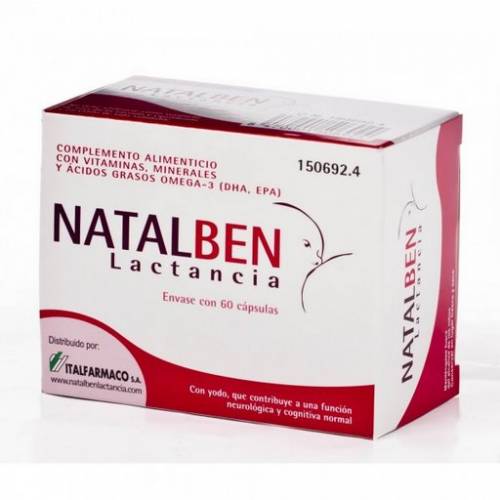 Italfarmaco Natalben Lactancia 60 cápsulas